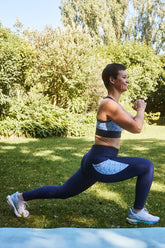 Legging de sport femme ecoresponsable "Nouvelle Vague- Technique, poches et taille haute